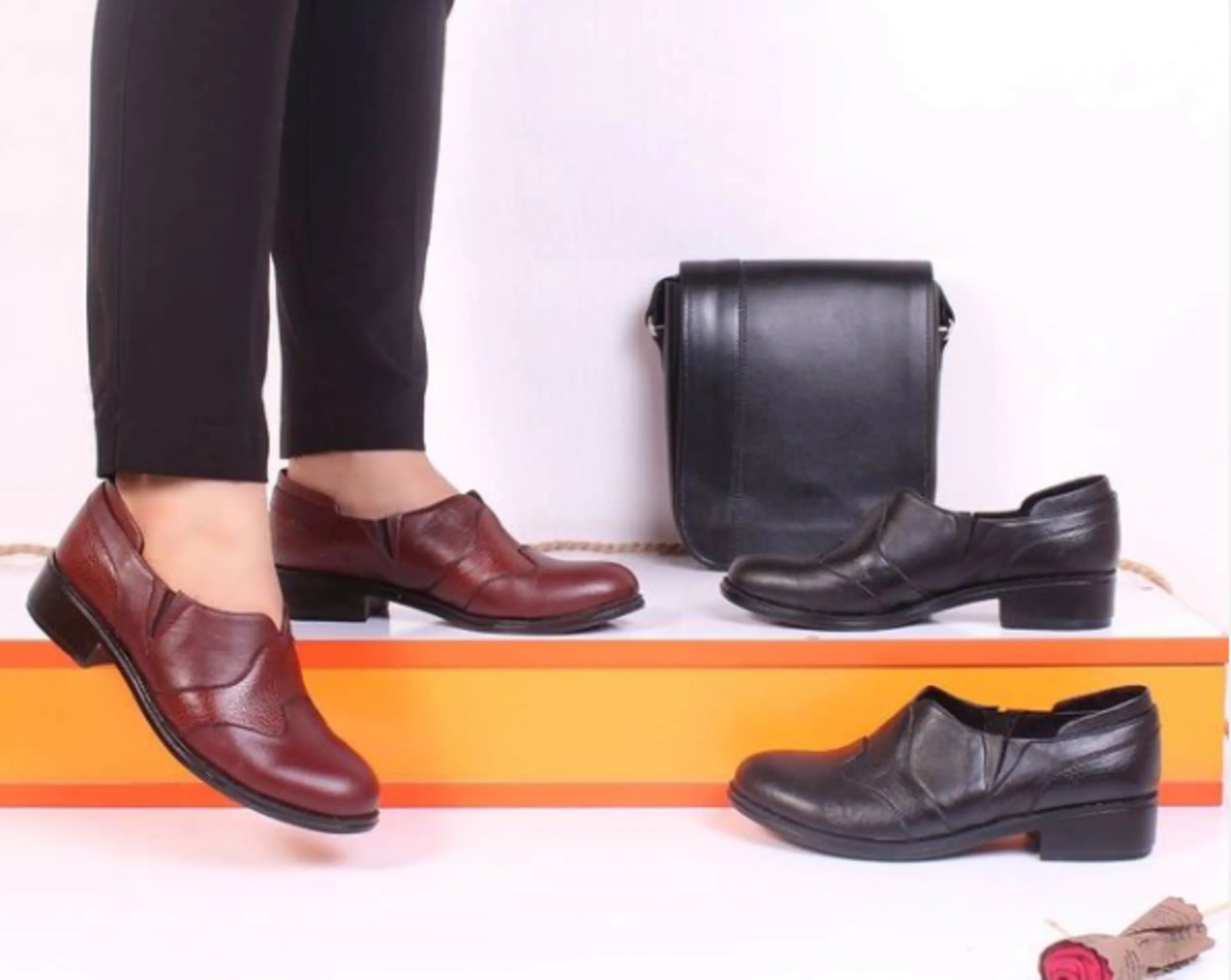 کفش  چرم  زنانه مدل 92 کفش  چرم  زنانه مدل 92